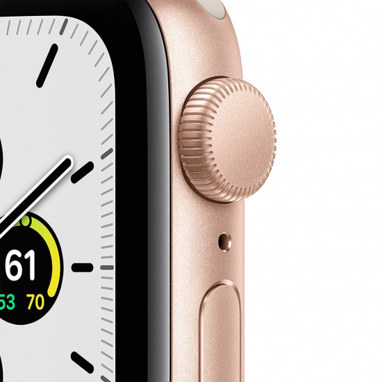 Apple Watch SE (GPS) Cassa 40 mm in alluminio color oro con Cinturino Sport color galassia