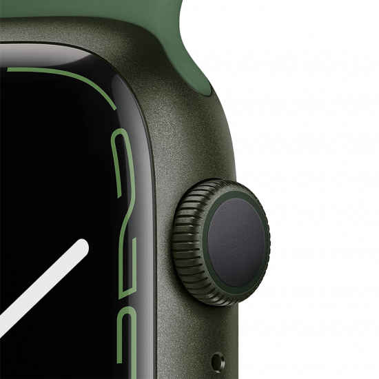 Apple Watch Series 7 (GPS) Cassa 41 mm in alluminio verde con Cinturino Sport color trifoglio