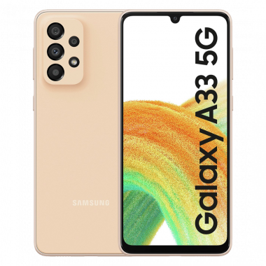 Samsung Galaxy A33 5G Smartphone Android (5G, 6GB + 128GB) - Awesome Peach