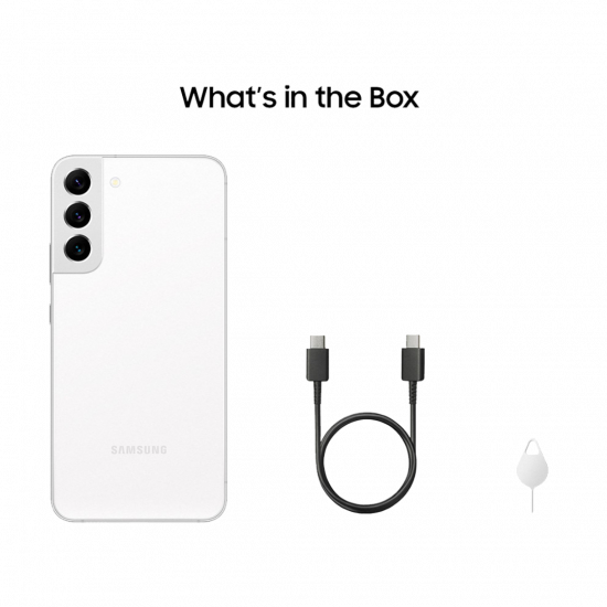 Samsung Galaxy S22+ 5G (senza SIM, 8+128GB) Smartphone - Phantom White