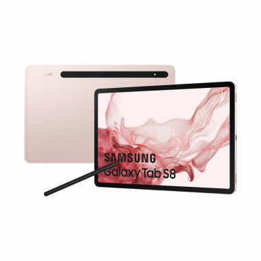 Samsung Galaxy Tab S8 (11", 256GB, Wi-Fi) Tablet - Rosa