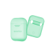 Custodia in silicone liquido per Apple AirPods - verde menta