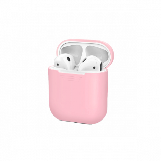 Custodia in silicone liquido per Apple AirPods - rosa