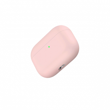Custodia in silicone liquido per Apple AirPods Pro - rosa