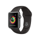 Apple Watch Series 3 (GPS, 38 mm) Cassa in Alluminio Grigio Siderale e Cinturino Sport Nero