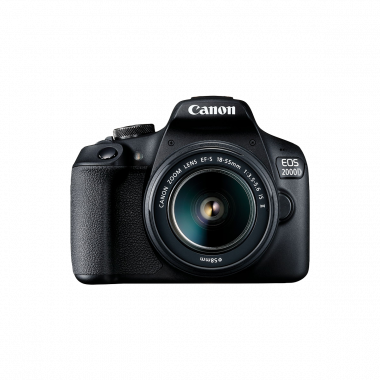 Canon EOS 2000D DSLR Camera with EF-S 18-55mm f/3.5-5.6 IS II Lens Nero