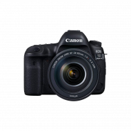 Canon EOS 5D Mark IV DSLR Camera 24-105mm F/4L IS II USM Lens - 30.4MP - Nero