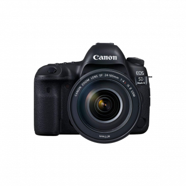 Canon EOS 5D Mark IV DSLR Camera 24-105mm F/4L IS II USM Lens - 30.4MP - Nero