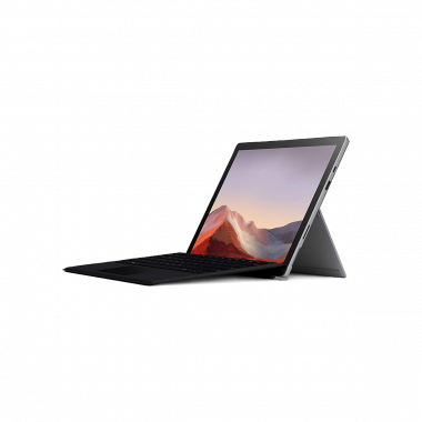 Microsoft Surface Pro 7 (Core i7, Wi-Fi, 16GB RAM, 512GB SSD, Windows 10 Home) with Keyboard - Platinum